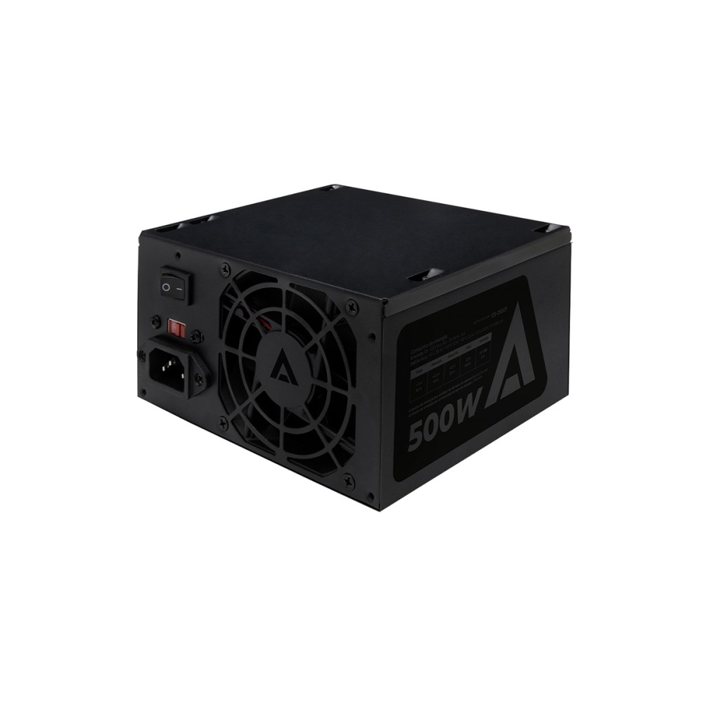 FUENTE DE PODER ACTECK (ES-05001E) FT500E,500W,24 PINES,2 SATA,1 MOLEX