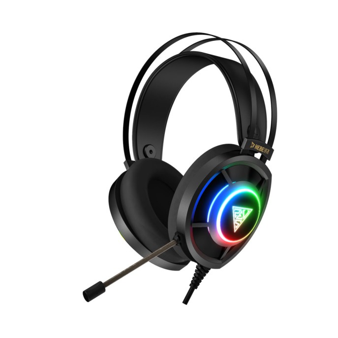 AUDIFONOS GAMDIAS (GD-HEBE E3) STEREO RGB, USB + 3.5MM C/MIC OMNI, SPK