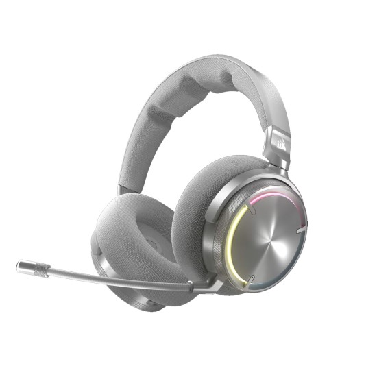 AUDIFONOS CORSAIR (CA-9011373-WW) VIRTUOSO MAX WIRELESS PLATA ,MIC COM