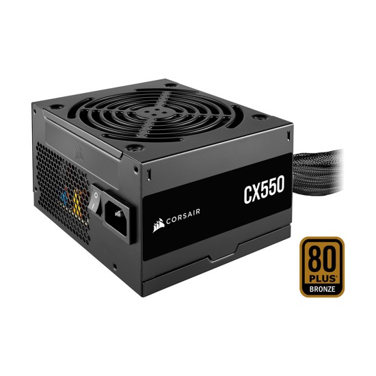 FUENTE DE PODER CORSAIR (CP-9020277-NA) CX550,550W,80 PLUS BRONZE,3 SA