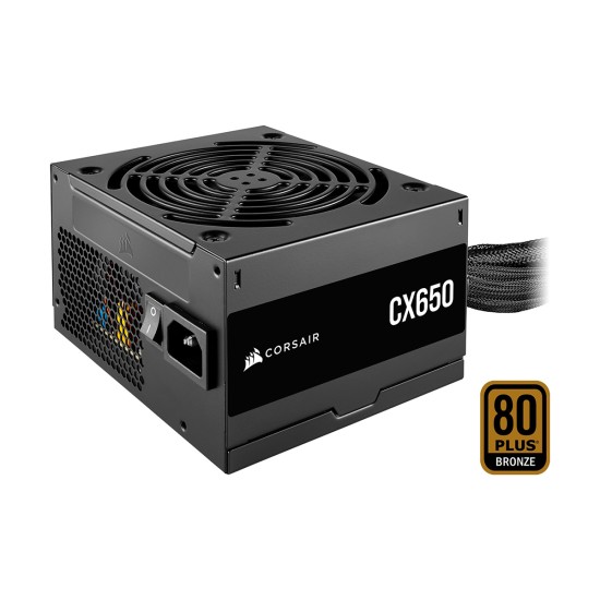 FUENTE DE PODER CORSAIR (CP-9020278-NA) CX650,650W,80 PLUS BRONZE,3 SA