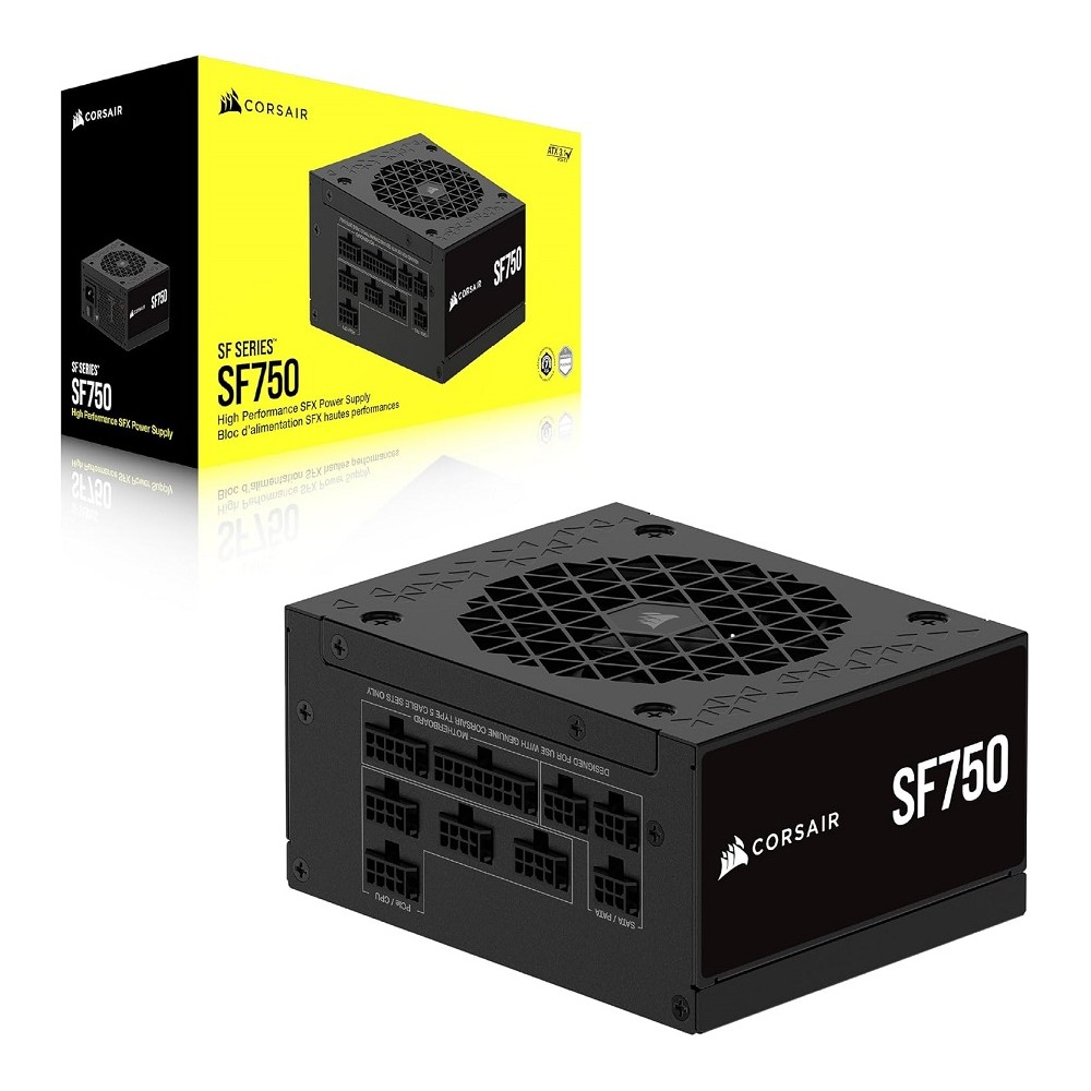 FUENTE DE PODER CORSAIR (CP-9020284-NA) SF750, 750W, 80 PLUS PLATINUM,