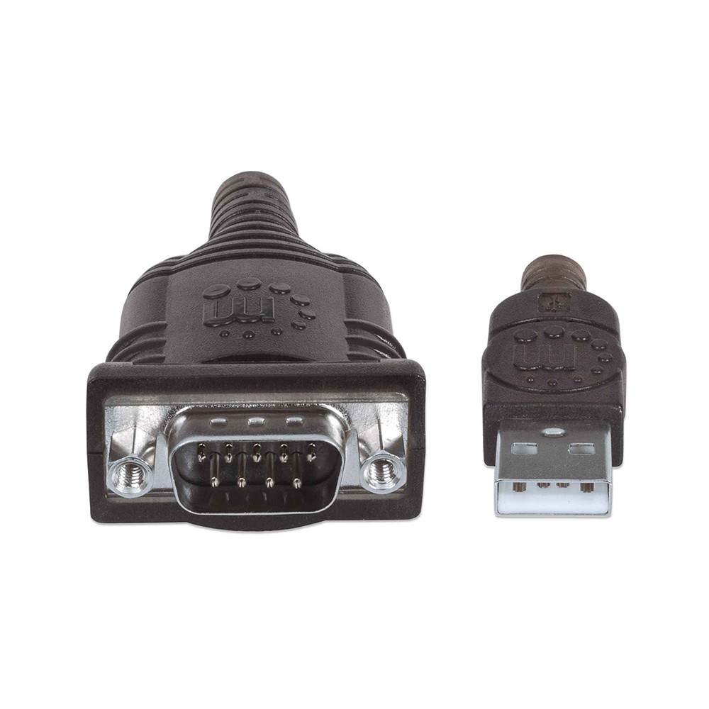 CONVERTIDOR MANHATTAN USB A SERIAL DB9M BOLSA 205153