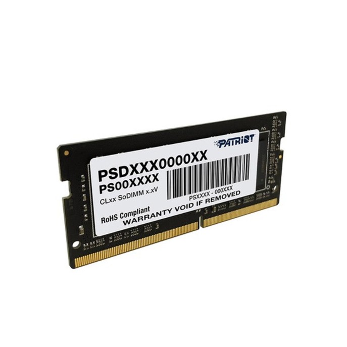 MEMORIA SODIMM DDR4 PATRIOT (PSD48G32002S) 8GB (1 X 8GB), 3200MTS, CL2