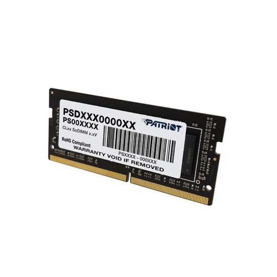 MEMORIA SODIMM DDR4 PATRIOT (PSD48G32002S) 8GB (1 X 8GB), 3200MTS, CL2