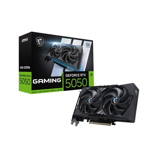 TARJETA DE VIDEO MSI (RTX 5050 8G GAMING OC) 8GB GDDR6,2647 MHZ ,1*HDM