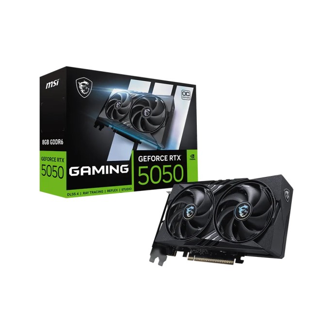TARJETA DE VIDEO MSI (RTX 5050 8G GAMING OC) 8GB GDDR6,2647 MHZ ,1*HDM