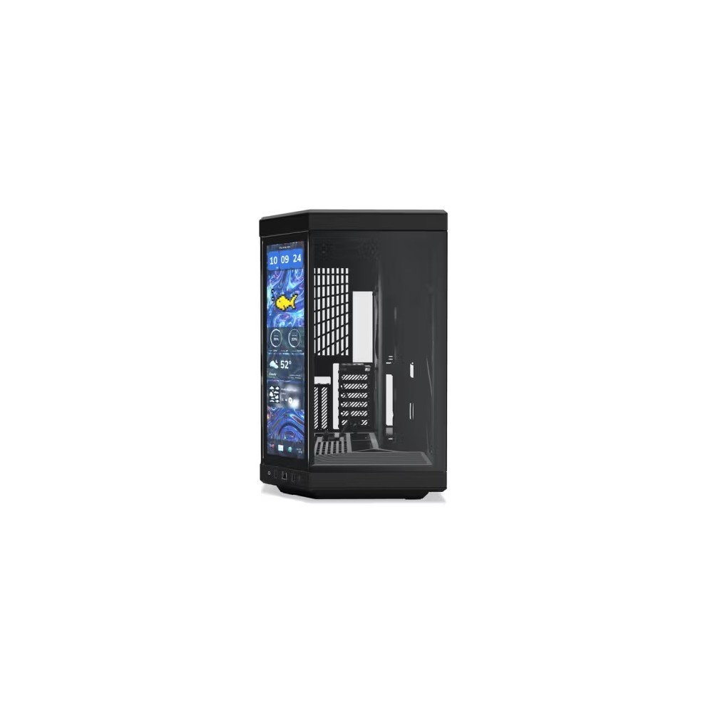 GABINETE HYTE (CS-HYTE-Y70TTI-BB) PITCH BLACK, Y70 LCD TOUCH INFINITE