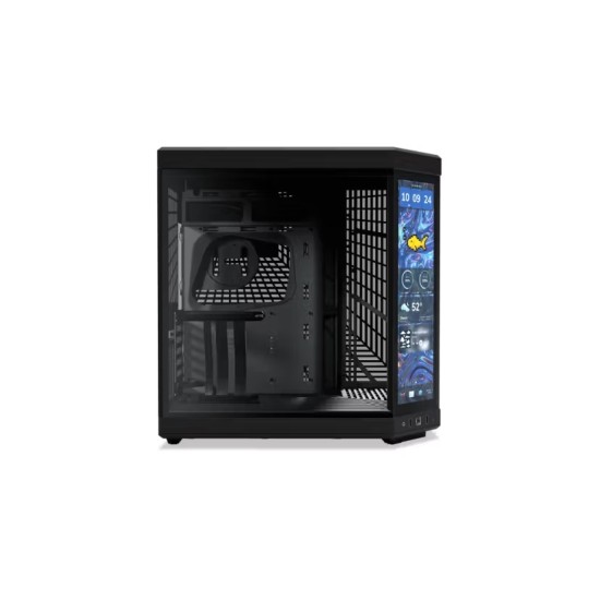 GABINETE HYTE (CS-HYTE-Y70TTI-BB) PITCH BLACK, Y70 LCD TOUCH INFINITE