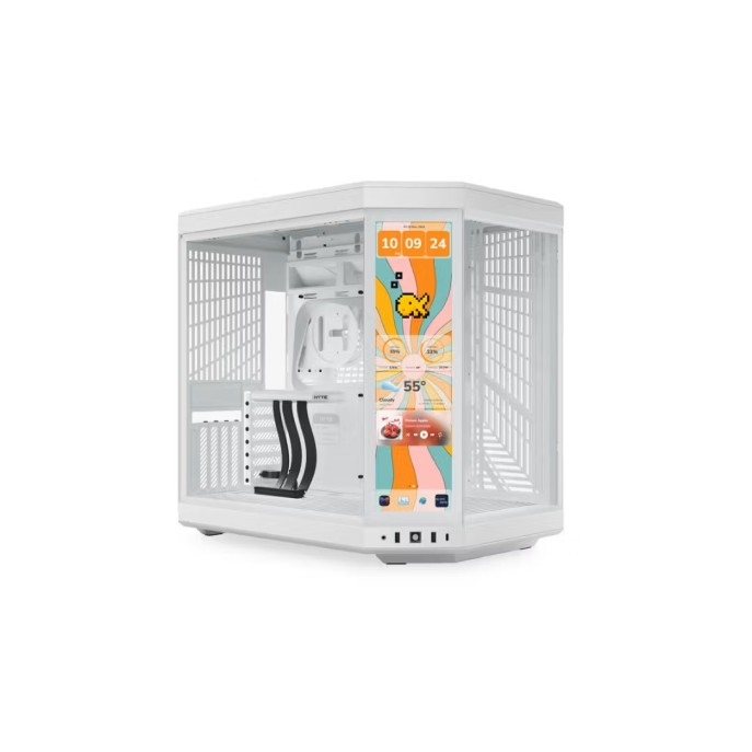 GABINETE HYTE (CS-HYTE-Y70TTI-WW) SNOW WHITE, Y70 LCD TOUCH INFINITE D