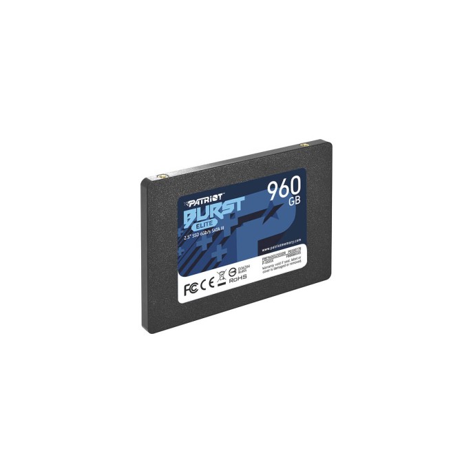 UNIDAD SSD 2.5" PATRIOT 960GB (PBE960GS25SSDR) BURST ELITE, SATA3, 7MM