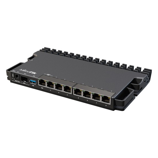 RB5009UG+S+IN, Ruteador 7xGEth, 1x2.5GEth, 1xSFP+ 10G, 4 nucleos 1.4Gh