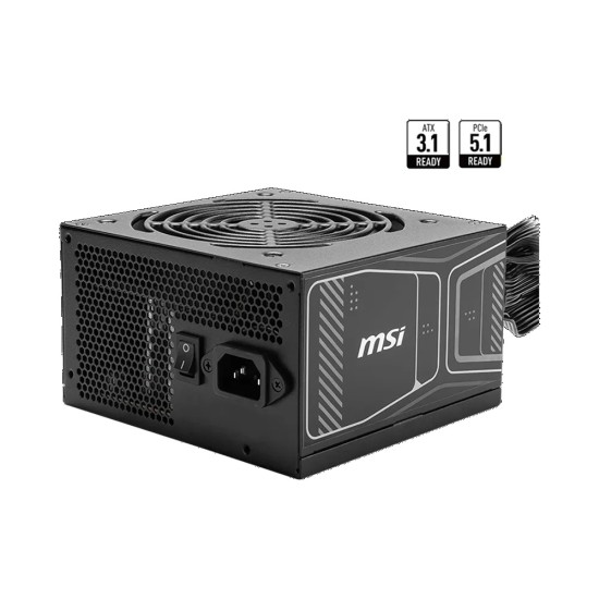 FUENTE DE PODER MSI (MAG A850GN PCIE5) 850W, PCI 5.1, 80 PLUS GOLD, PF