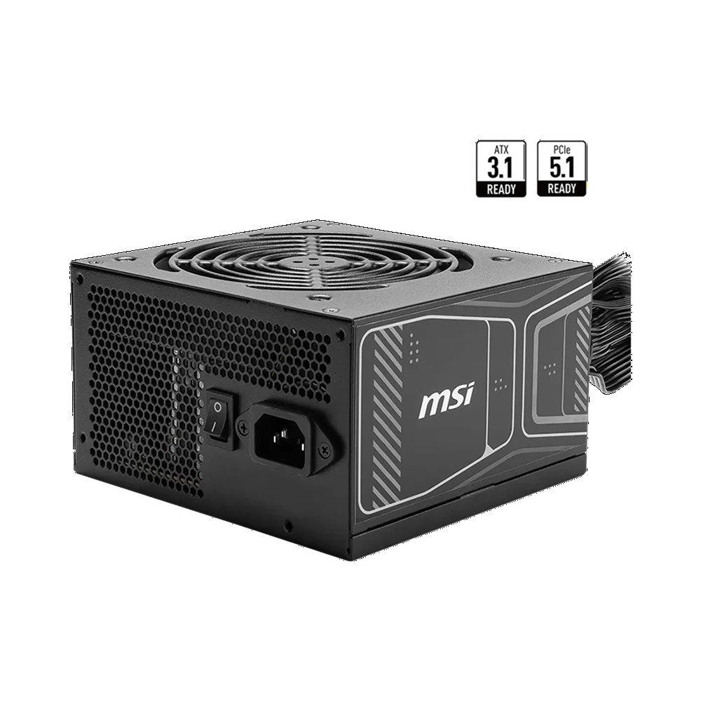 FUENTE DE PODER MSI (MAG A850GN PCIE5) 850W, PCI 5.1, 80 PLUS GOLD, PF