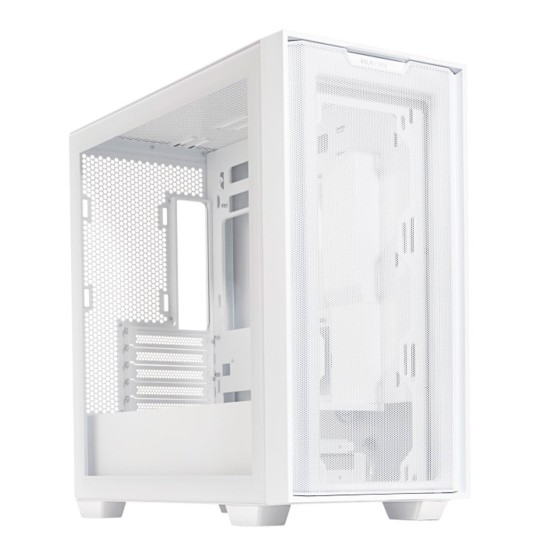GABINETE ASUS (A21 ASUS CASE/WHT) BLANCO, VIDRIO TEMPLADO Y MALLA,SOPO
