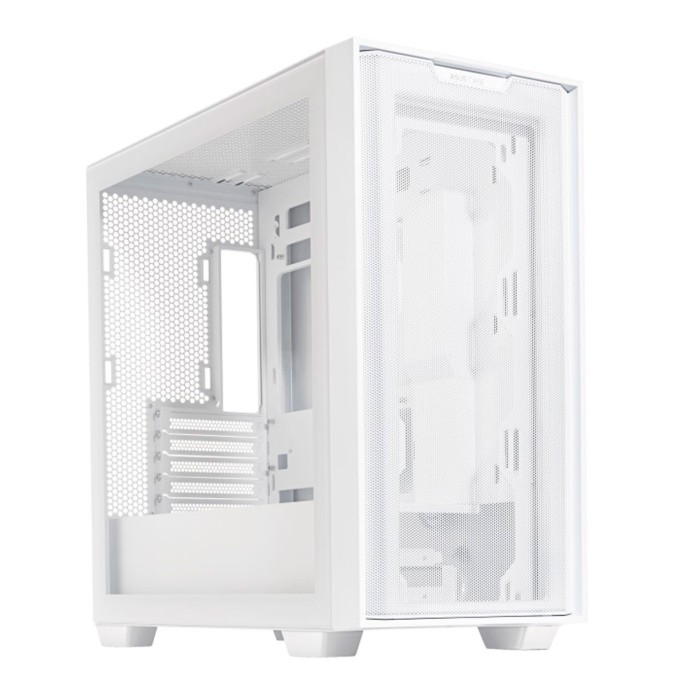 GABINETE ASUS (A21 ASUS CASE/WHT) BLANCO, VIDRIO TEMPLADO Y MALLA,SOPO