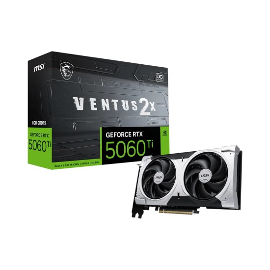 TARJETA DE VIDEO MSI (RTX 5060 TI 8G VENTUS 2X OC PLUS) 8GB GDDR7, 261