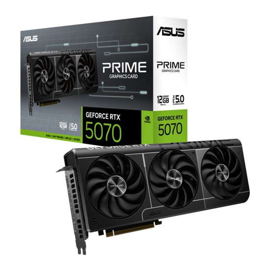TARJETA DE VIDEO ASUS (PRIME-RTX5070-12G) 12GB GDDR7, 192BIT, PCI-E 5.