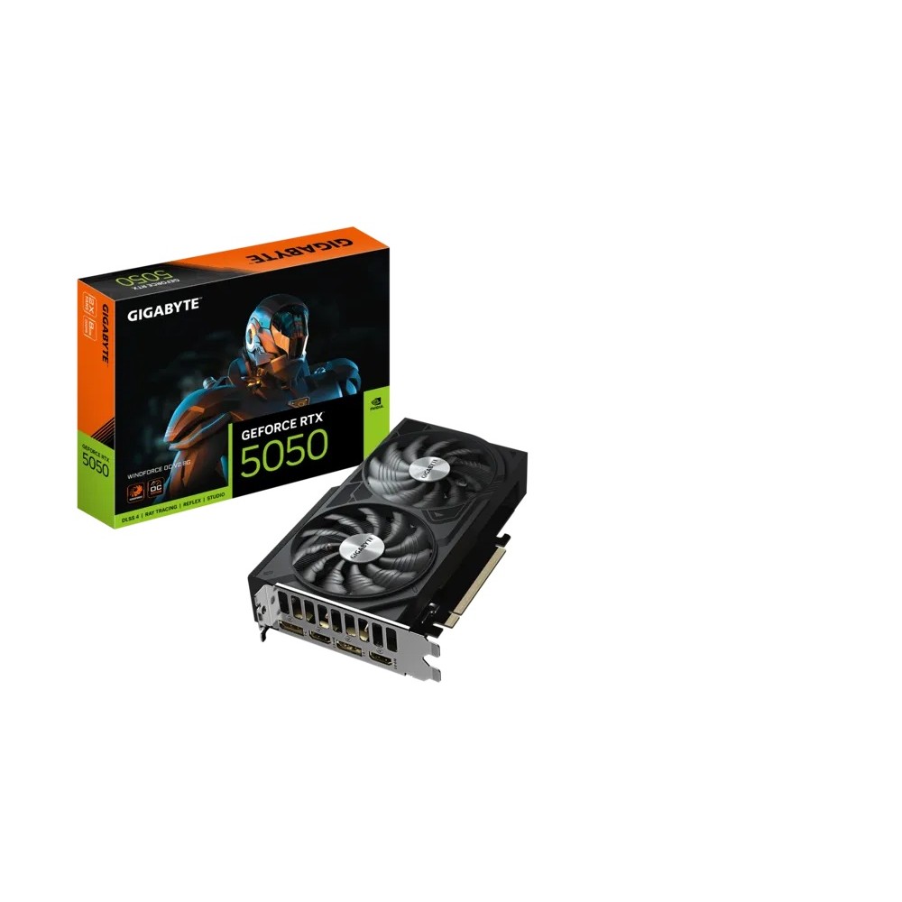 TARJETA DE VIDEO GIGABYTE (GV-N5050WF2OCV2-8GD) RTX 5050, 8GB GDDR6,PC