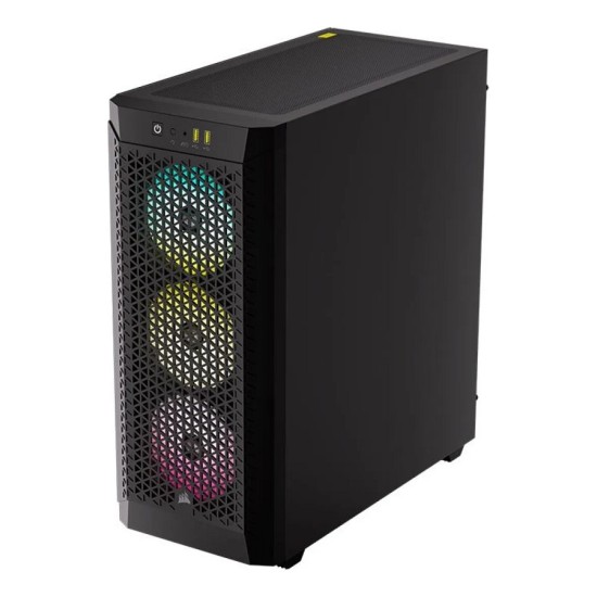 GABINETE CORSAIR (CC-9011272-WW) 480T RGB AIRFLOW,NEGRO,CRISTAL TEMPLA