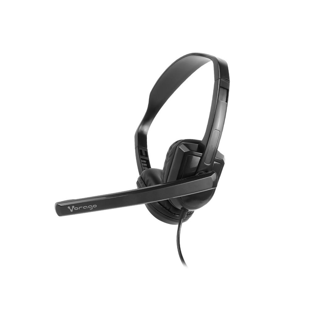 DIADEMA VORAGO HS-400 MICROFONO GIRATORIO USB NEGRO