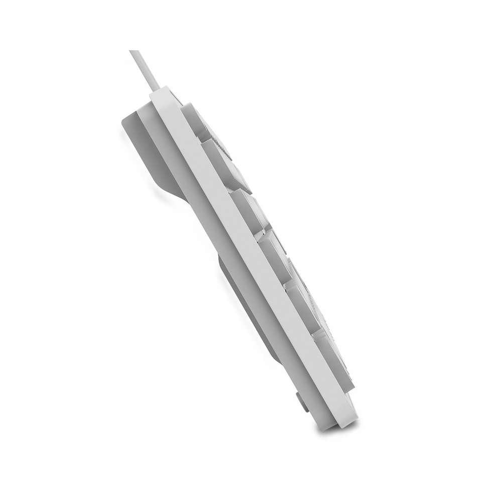TECLADO GETTTECH GTI-28201B IGNITE BACKLIGHT USB BLANCO 105 TECLAS