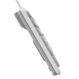 TECLADO GETTTECH GTI-28201B IGNITE BACKLIGHT USB BLANCO 105 TECLAS