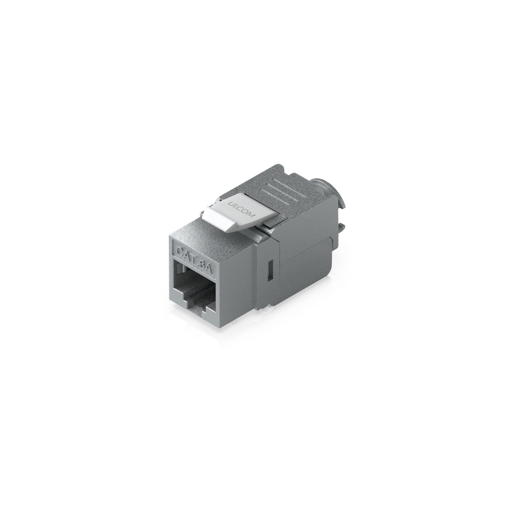 Keystone Jack / Cat6A / Terminación Toolless / Snap-In / 12 Piezas / 2