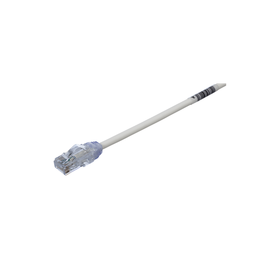 Cable de Parcheo UTP Cat6A / 28AWG / CM-LSZH / 0.5 m (1.64 ft) / Blanc