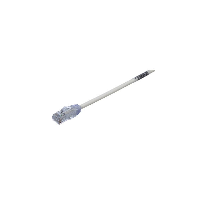 Cable de Parcheo UTP Cat6A / 28AWG / CM-LSZH / 0.5 m (1.64 ft) / Blanc