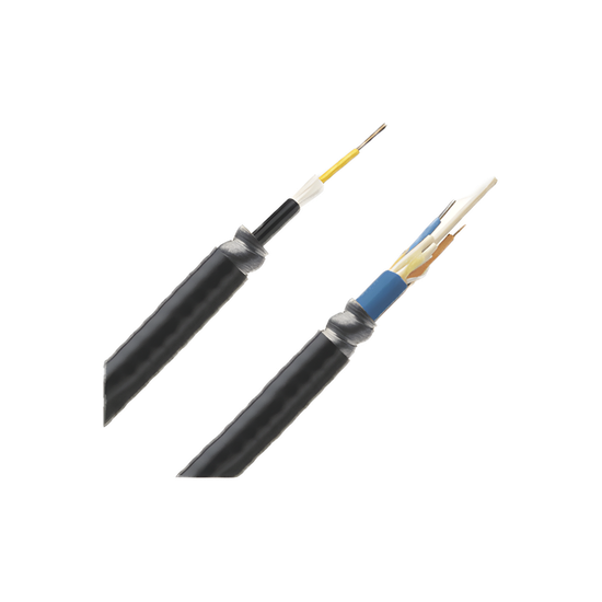 Cable de Fibra Óptica Armado / 6 Hilos / Multimodo OM4 50/125 / Loose