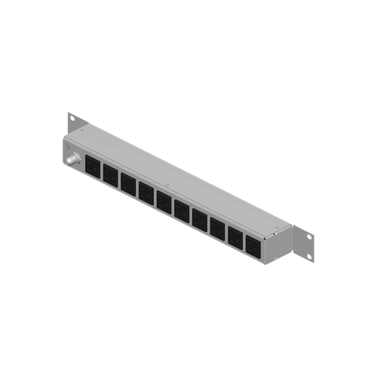 PDU Horizontal / 10 Tomas NEMA 5-15R / Rack 19 in 1UR / 120Vca 15A / R