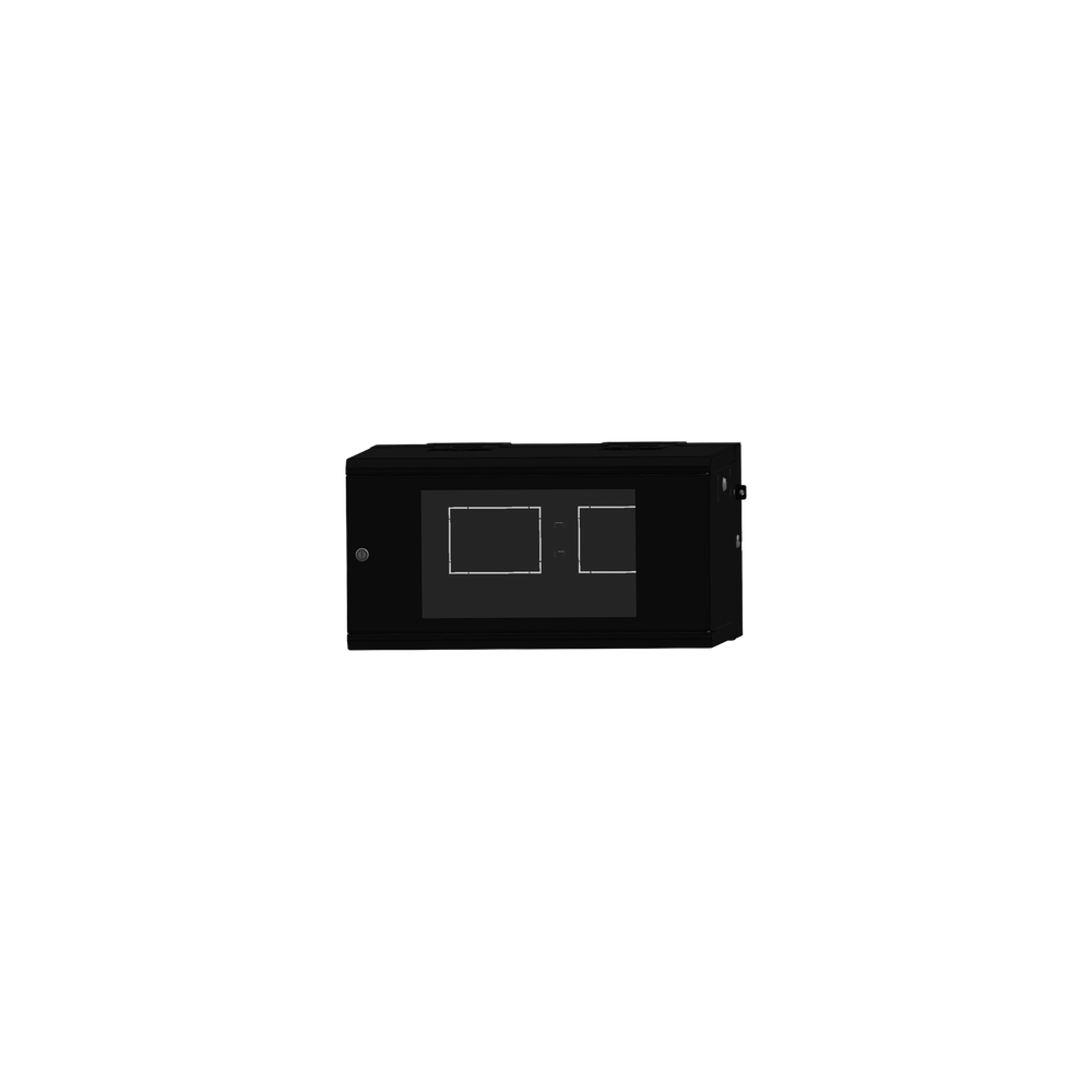 Gabinete Rackeable de Pared / 6U / 19 Pulgadas / Puerta de Cristal / A