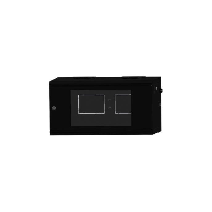 Gabinete Rackeable de Pared / 6U / 19 Pulgadas / Puerta de Cristal / A