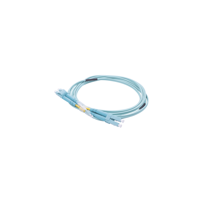Jumper de Fibra Óptica Multimodo OM3 50/125 LC-LC OFNR (Riser), 2.0 mm