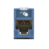 Jack UltraMAX Cat6, UTP, Montaje Híbrido en Placa de Pared (Plano y An