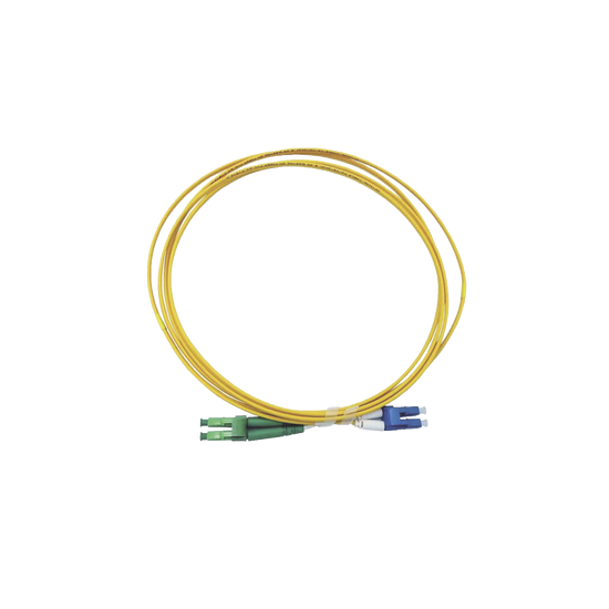 Jumper de Fibra Óptica Monomodo 9/125 LC/UPC-LC/APC, OFNR (Riser), 2.0