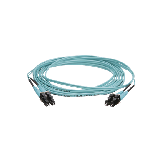 Jumper de Fibra Optica Multimodo 50/125 OM4, LC-LC Duplex, OFNR (Riser