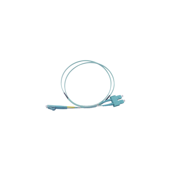Jumper de Fibra Óptica Multimodo OM3 50/125 LC-SC OFNR (Riser), 2.0 mm