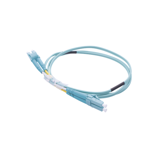 Jumper de Fibra Óptica Multimodo OM4 50/125 LC-LC OFNR (Riser), 2.0 mm