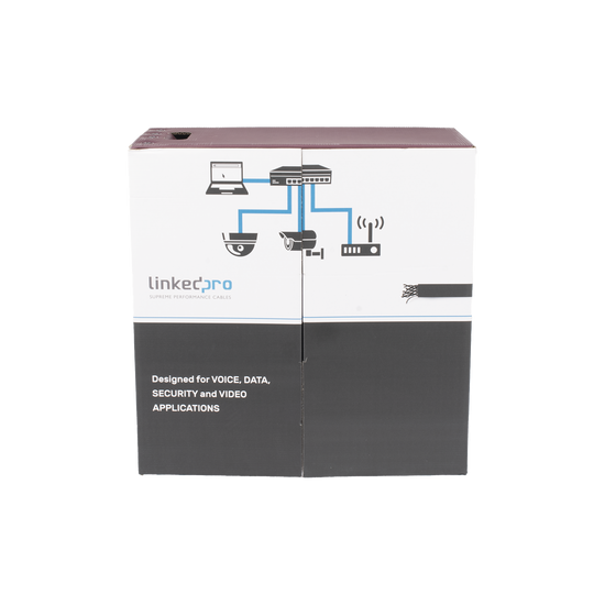 Bobina de Cable UTP 305 Metros (1000 Pies), Cat5e con Doble Forro, par