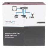 Bobina de Cable UTP 305 Metros (1000 Pies), Cat5e con Doble Forro, par