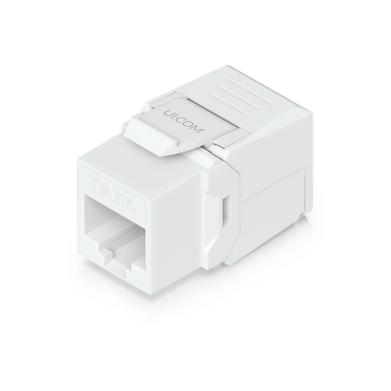 Keystone Jack / Cat6 / Terminación IDC / Snap-In / 12 Piezas