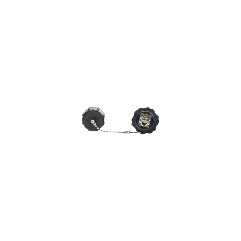 Jack Industrial RJ45 Categoría 6 Blindado, IP67 (Waterproof)