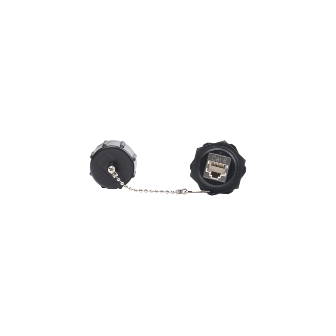 Jack Industrial RJ45 Categoría 6 Blindado, IP67 (Waterproof)