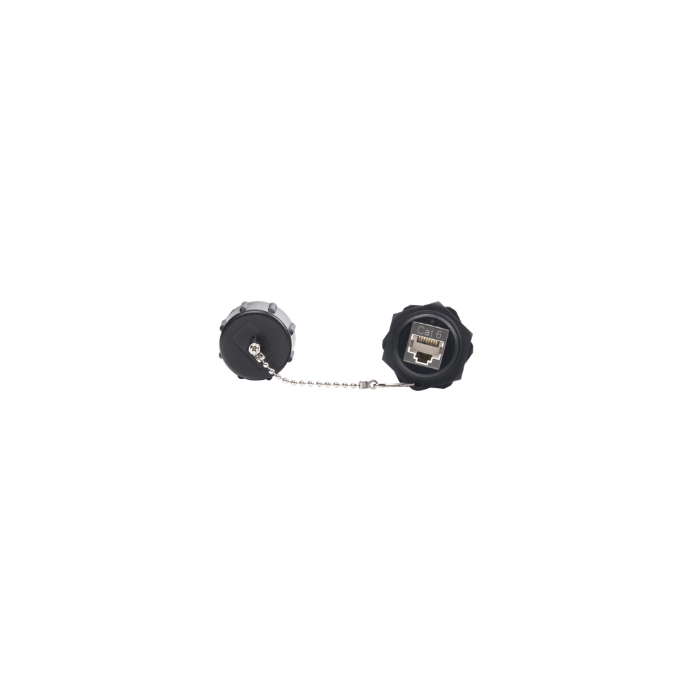 Jack Industrial RJ45 Categoría 6 Blindado, IP67 (Waterproof)