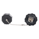 Jack Industrial RJ45 Categoría 6 Blindado, IP67 (Waterproof)