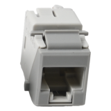 Jack Ultramax Cat6A, UTP, Tipo Keystone, Color Gris, Punch Down