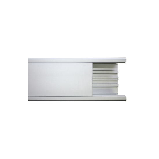 Canaleta de aluminio, 99 x 72 mm, tramo de 3m. (8101-80300)