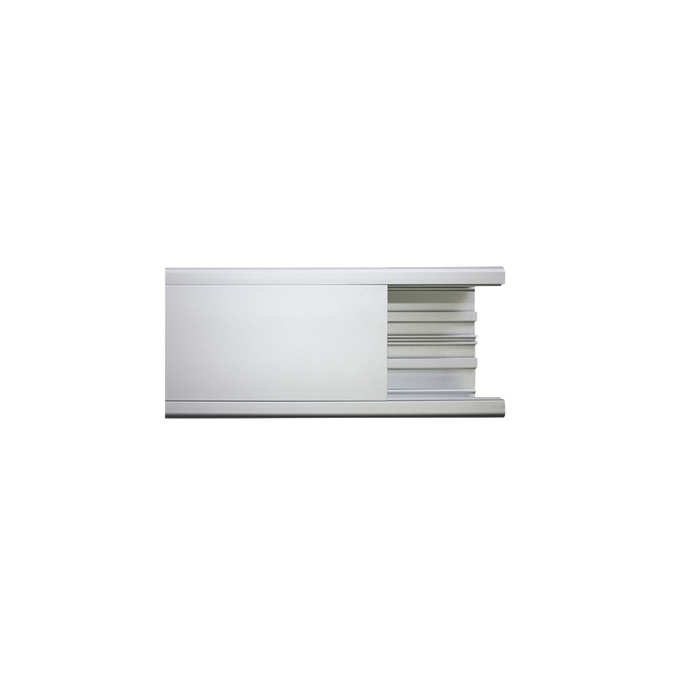 Canaleta de aluminio, 99 x 72 mm, tramo de 3m. (8101-80300)